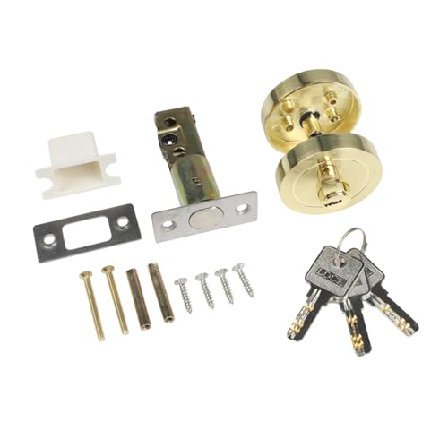 Serrure de porte intérieure robuste clé chambre sécurité maison - 3
