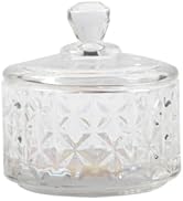 BQAN Dappen Dish with Lid, 60ML Round Crystal Monomer Dish for Holding Acrylic Liquid Acrylic Nai...