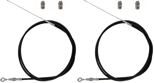 Image of YAMAKATO Stainless 71 Inch Throttle Cable for Go Kart Predator 212 cc Engine GX160 GX200 196cc 5.5hp 6.5hp Manco 8252-1390 ASW Go Cart Accelerator (Pack of 2)