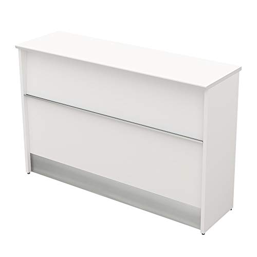 お届け先法人様 家具のAKIRA 受付け台 ハイカウンター 幅 150cm 高さ 100cm 奥行 45cm スチール ホワイト