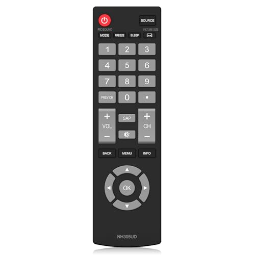 NH305UD for Emerson TV Remote Replacement, Universal Remote Control for Emerson TV LF402EM6 LF461EM4 LF501EM4 LF501EM5F LF391EM4 LF320EM4 LF290EM4