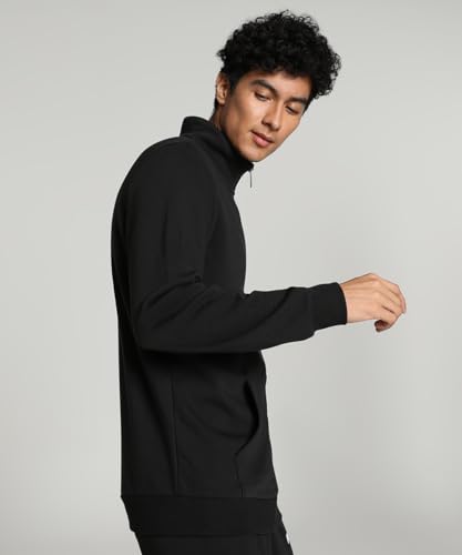 Puma Herren Essential Track Pullover, Schwarz, S EU – Ansicht 2