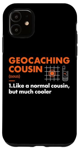 Custodia per iPhone 11 Geocacher Cousin Definizione Geocaching