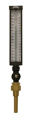 Winters TIM Series Dual Scale Valox Industrial 9IT Thermometer, 3-1/2
