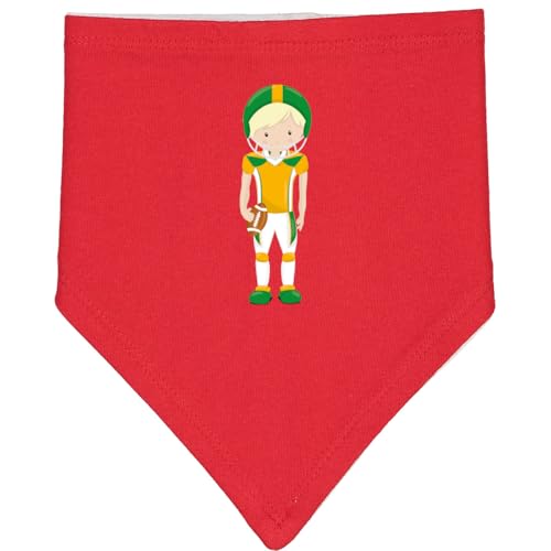 inktastic Rugby, Football, Blond Hair, Cute Boy Baby Bandana Bib