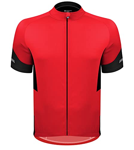 AERO|TECH|DESIGNS | Men's Descend Cycling Jersey | 3X-Large | Red