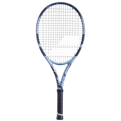 Babolat - Raqueta de Tenis Modelo Pure Drive Junior 26 Gen11, Color Azul, Marco de Grafito, patrón de encordado 16 x 19 16 x 17, diseñada para Jugadores de competición de 130-140 cm, Raqueta Potente