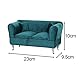 MagiDeal Miniatur Puppen Zubehör, Schmuckschatulle, Organizer, Möbel, Ornamente, Aufbewahrungsbox, Schlafzimmer, Dekoration, Schmuck, Aufbewahrungsbox für Hals, Doppelsofa 1