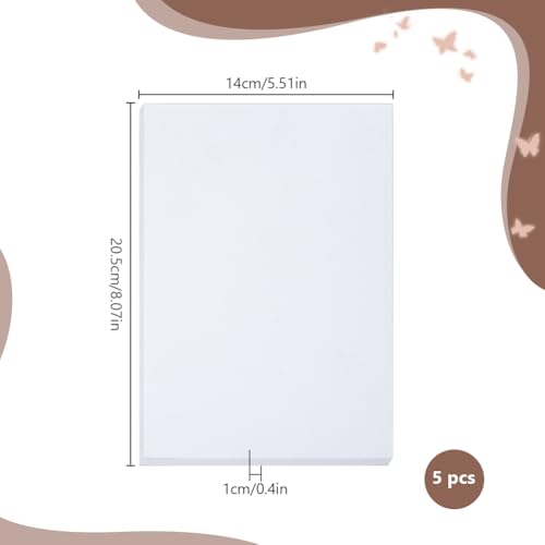 Image of WEBEEDY 5 Pcs White Insect Pinning Board 20.5x14cm /8.1x5.5'' Butterfly Specimen Display Panel EVA Foam Boards Insect Collection Display Supplies for Science Entomology Projects Display