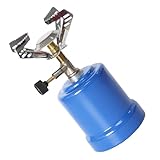 Levemolo Estufa Portátil para Exteriores Quemador de Gas y Diseño Compacto para Ciclismo y Camping