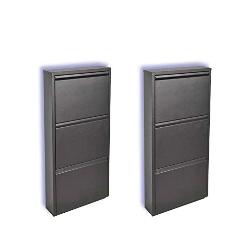 Scarpiera SalvaSpazio Slim: Set di DUE Scarpiere a...