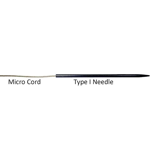 (5 Pack) von Mehrfarbig 3 1/5,1 cm Typ I Micro Cord Paracord FID, Schnürung, Aluminium Nähte Nadeln von Jig Pro Shop