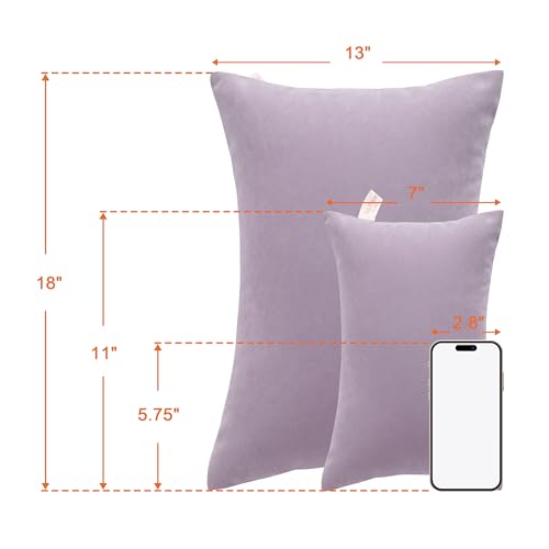NTBAY 2 Pack Tiny Pillows, 11"x7" Microfiber Mini Pillows for Travel, Pets, Soft Machine Washable Small Pillows for Neck, Wrist, Lumbar and Knee, Lavender by NTBAY - Used condition - Image 5