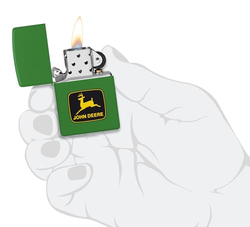 Encendedor Zippo John Deere Logo Verde Musgo miniatura 5