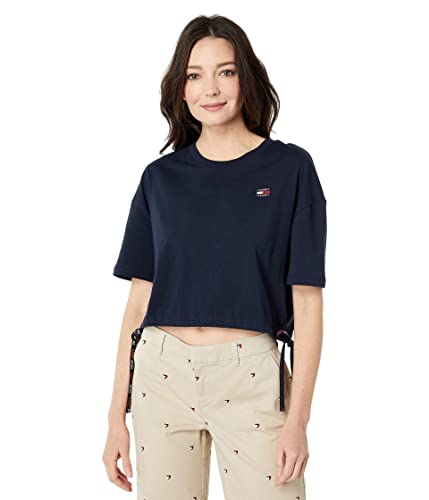 T-shirt Tommy Jeans bleu marine XL pour vos sorties citadines