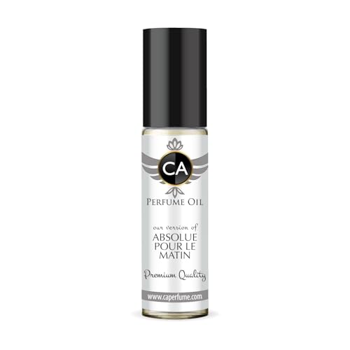 CA Perfume Impression of Absolue Pour Le Matin Unisex Fragrance Oil Citrus Aromatic Scent Long Lasting Perfumes for Women &amp; Men Travel Size TSA Ready Mini Parfum Body Oil Roll-on 0.33 Fl Oz 10ml