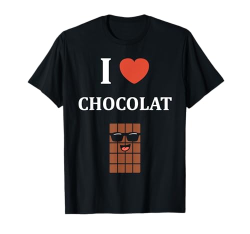 Humour tablette de Chocolat mignon gâteau i love chocolat Camiseta