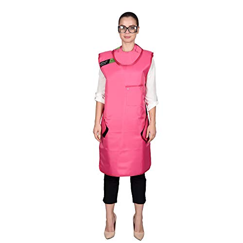 X-Shield Lead Apron for X-Ray Protection Lead Equivalency 0.50 mm Lead Free Lead Apron PB-Free (BARC Approved),Multicolor,1 Piece with Hanger, ISI Marked, BARC Approved.