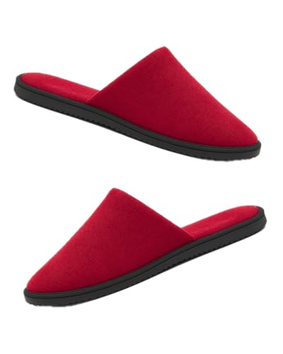 Image of Travelkhushi Soft Comfy Home Slippers For Women & Men For Winter Capet flip flops for Bedroom Indoor Carpet house slides Anti skid Slippers for Winter & Summer