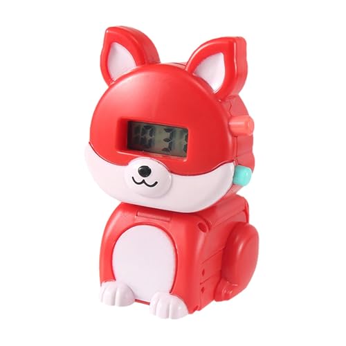 pistro Digital Deformation Watch Toy for Kids, Transforming Animal Timepiece with Silicon Strap, Educational Wrist Accessory for Children