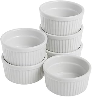 Norpro 4 oz Porcelain Ramekins, Set of 6