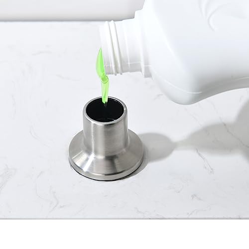 Soap Dispenser For Kitchen Sink, Ouen Chrome Pump Soap Dispenser, Built In Countertop Pump Head With 17Oz Liquid Soap Bottle #TOP7