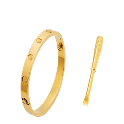 Gold Bracelets for Women, 18K Gold Plated Bangle Friendship Bracelet Jewelry,Wedding Party Christmas Birthday Gifts for Her Girlfriend Sister Daughter