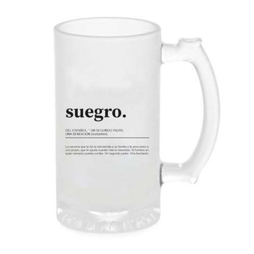 Jarra Cerveza Definiciones Originales | Regalo Original (Suegro)