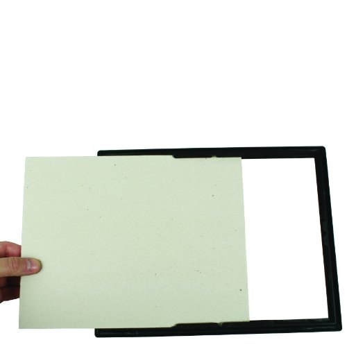 8.5" X 11" Ez Mount Economy Document Frame Plastic Face, Black #TOP2