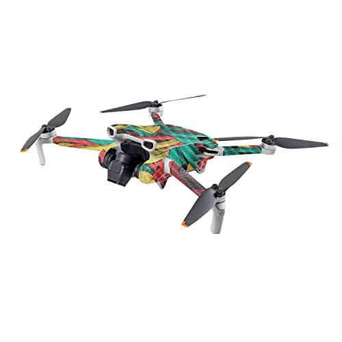 Image of MightySkins Carbon Fiber Skin Compatible with DJI Mini 3 - Triadic Arrows | Protective, Durable Textured Carbon Fiber Finish | Easy to Apply | Made in The USA