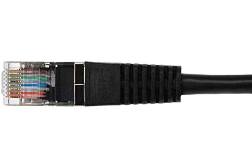 Cable de red SF Cable Cat5e STP 0.5ft Negro miniatura 4