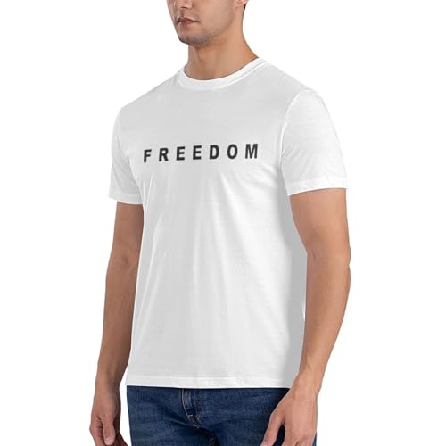 Charlie Kirk Freedom Life Crew T-Shirt for Men Cotton T-Shirts Neck Short Sleeve4