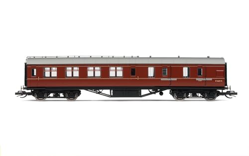 TT:120 Hornby Coach Car - TT4034A BR 57' Brake Third, M5629M - Era 5 Train Toy, TT Gauge Carriage for Train Set, Rolling Stock Models for Adults - 1:120 Scale Model Gift