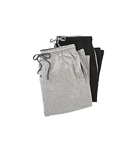 Hanes Men's Hanes Men's Solid Knit Jersey Pajama Pant (Pack Of Two Pairs)