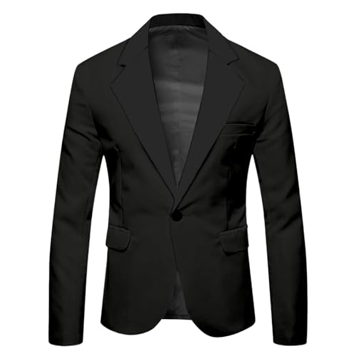 Mens Suit Jackets Casual One Button Slim Fit Business Blazers Suit Sport Coats with Pockets for Wedding Prom Party2