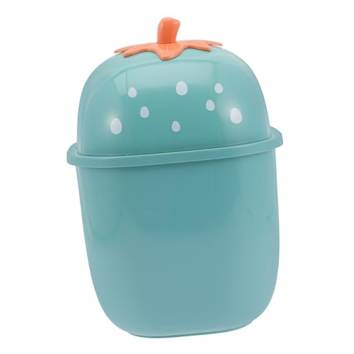 MAGICLULU Compact Counter Trash Can Plastic Dormitory Waste Basket Small Flip- Paper Basket