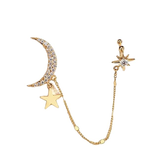See full amazon price history chart for Yu Fashions Star Moon Cute High Fashion Rhinestone Single Pc Korean Earring Yu Fashions Star Moon Cute High Fashion Rhinestone Single Pc Korean Earring (B0CDJKX5RS) Amazon Price History, Amazon Price Tracker