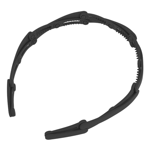 POPETPOP 折り み式ヘッドバンド 防滑トゥースデザイン コンパクトな旅 用