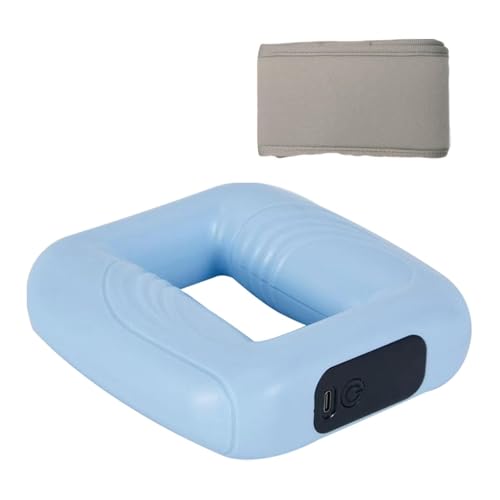 perfk Masajeador Eléctrico para Cuerpo Y con Cinturón de Mano, azul