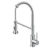 Kraus bolden 2 in 1 commercial style pull down single handle water filter kitchen faucet for water filtration system in chrome kff 1610ch pack of 1  urban country home decor