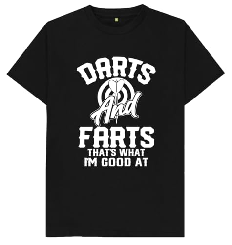 Darts and Farts That's What I'm Good at Kids Womens Mens T Shirt XL Black