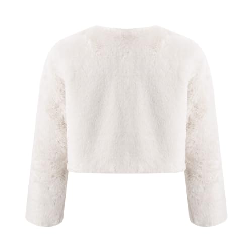 JEYPINMI Flower Girl Dress Coat Princess Cape Outwear Bolero Shrug Party Wedding Cardigan Tops2