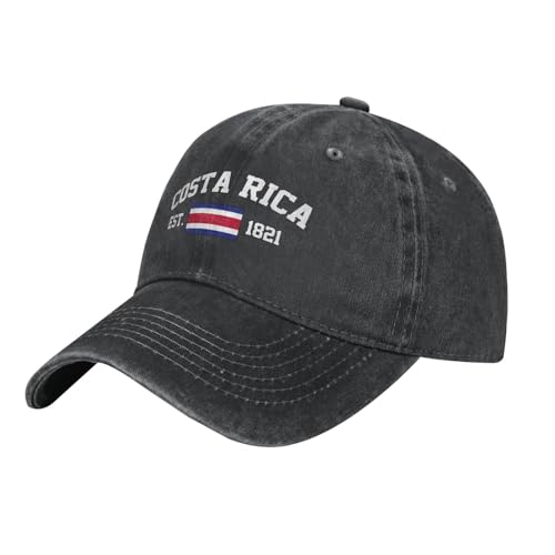 Chapeaux Randonnée Drapeau du Costa Rica Casquette Trucker Vintage Hat Coton Hip Pop Casquette pour Cadeau, Running, Extérieur