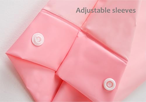 Melody & Strawberry Hooded Rain Coat Jacket Poncho Outwear for Girls Kids Children4