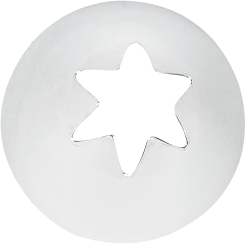 Miniatura 6 de Restaurantware Pastry Tek Punta de tubería, 1 punta de decoración de estrella abierta, # 1M, resistente a las abolladuras, punta de glaseado de