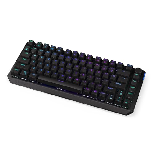 Endorfy Thock 75% Wireless Red, 75% Clavier mécanique sans Fil, QWERTZ, commutateurs Kailh Box Red, RGB, Touches PBT | EY5A073