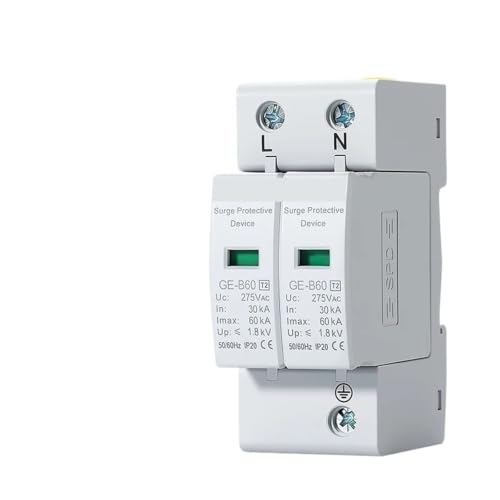Protector de sobretensiones de 2P AC contra picos de voltaje en la red del hogar 2