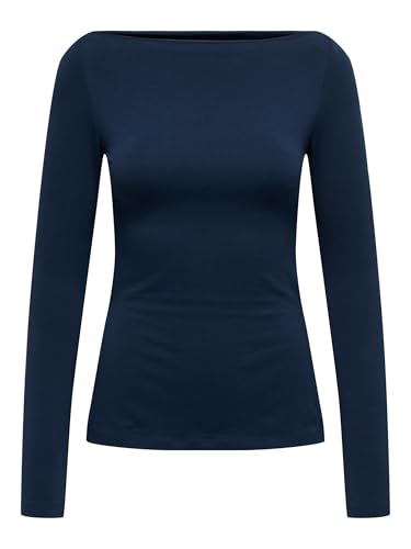 ONLY Onlkiss Life Ls Boatneck Top Cc JRS Noos