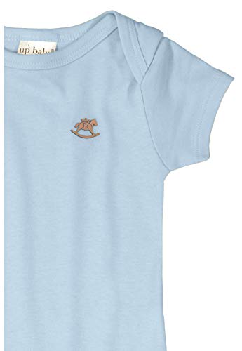 Body Básico, Up Baby, Unissex, Azul Claro, 3