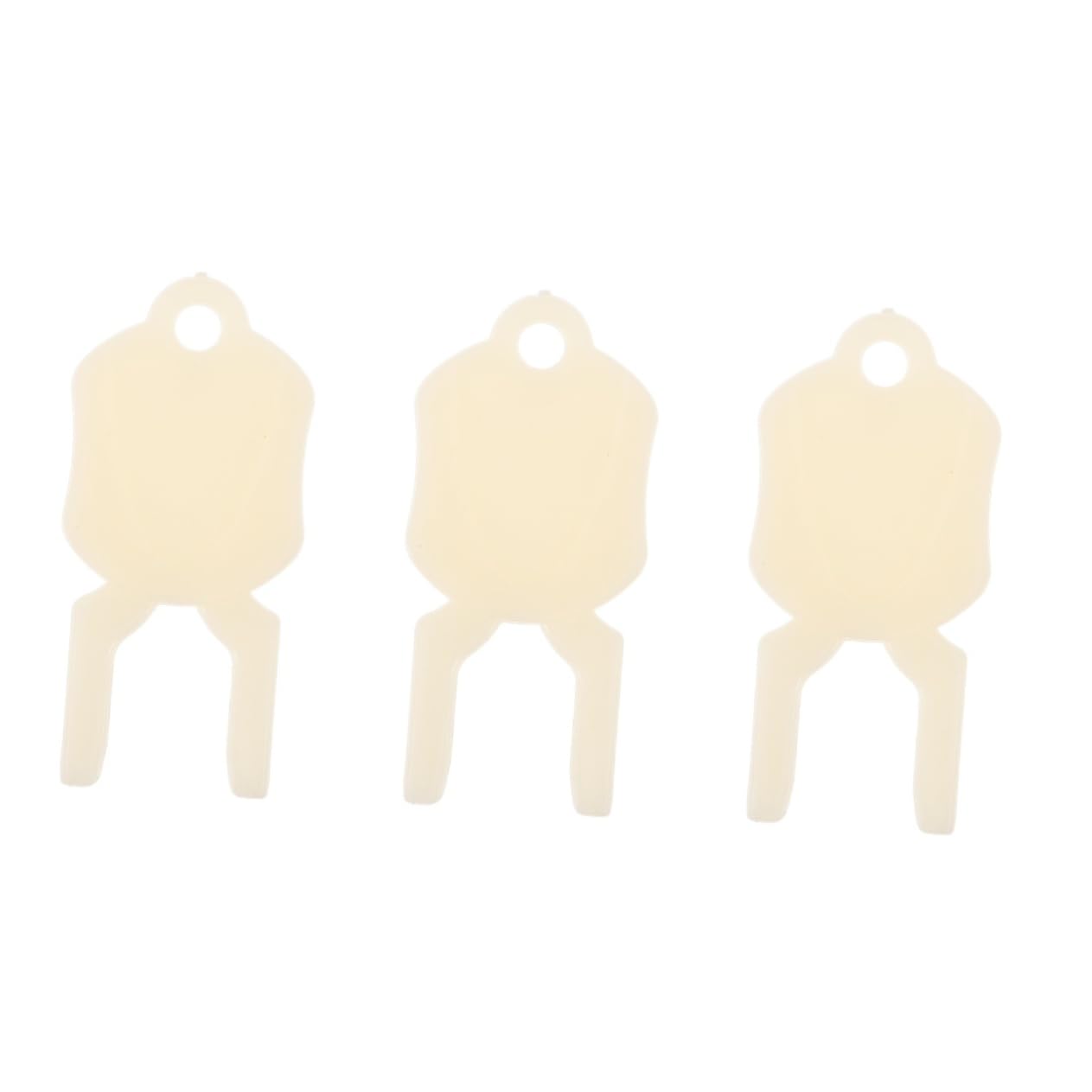 MUCKLILY 3pcs Bathroom Paper Dispenser Accessory Tissue Paper Holder Key Towel Key